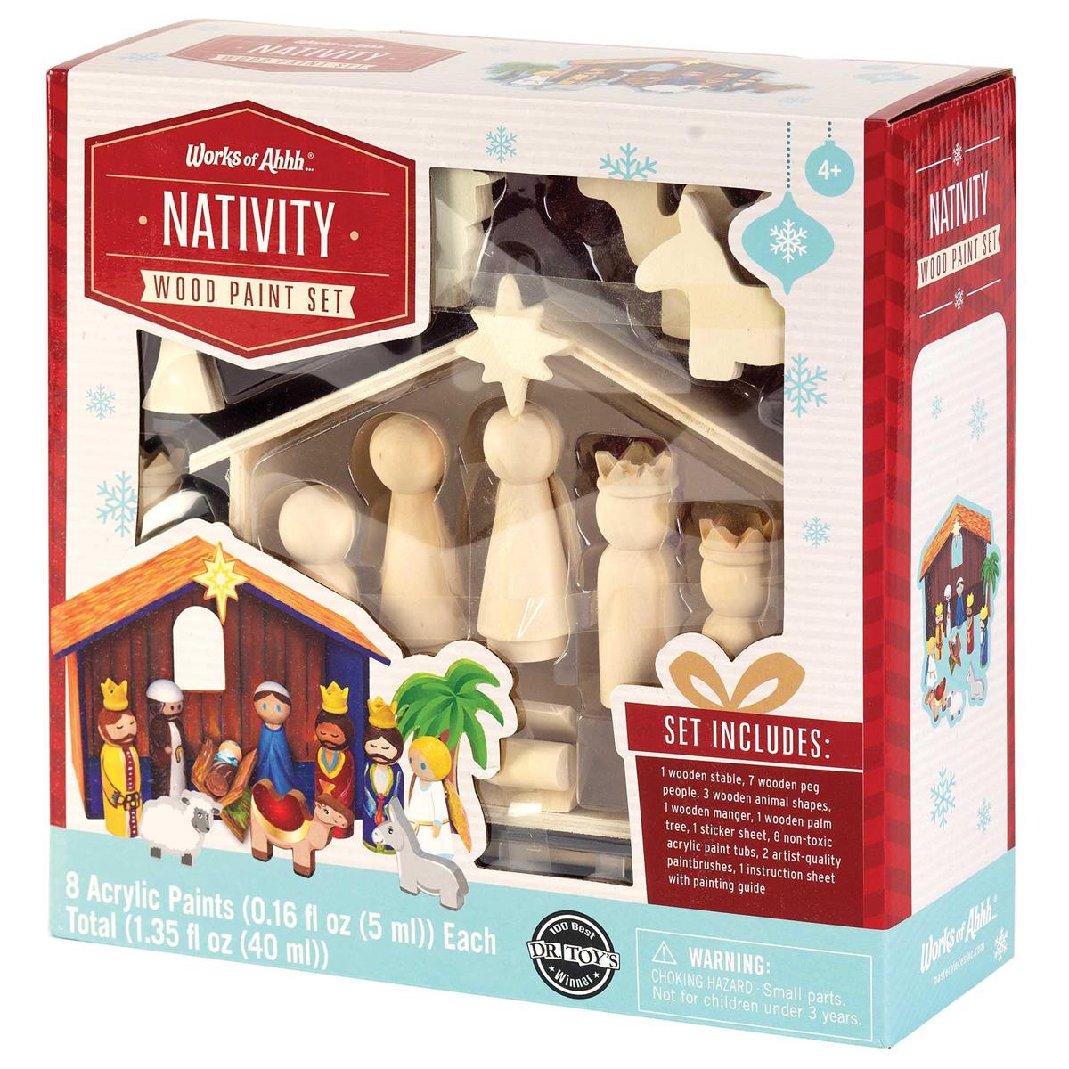 Nativity Wood Paint Set Lagron Miller Company