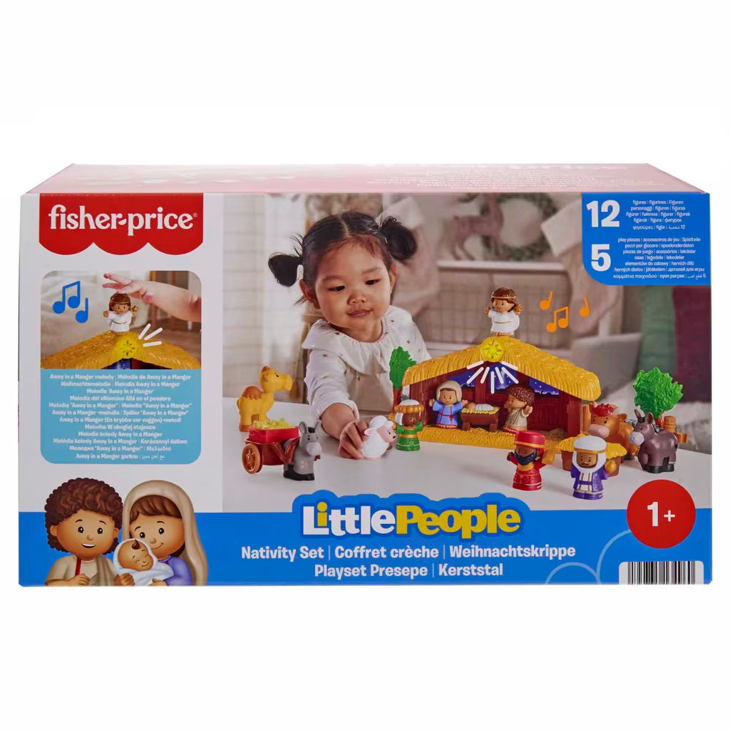 Fisher-Price Little People Deluxe Christmas Story, set da gioco per presepe di Fisher-Price ~ J2404 Fisher-Price Little People Deluxe Christmas Story, set da gioco per presepe di Fisher-Price ~ J2404