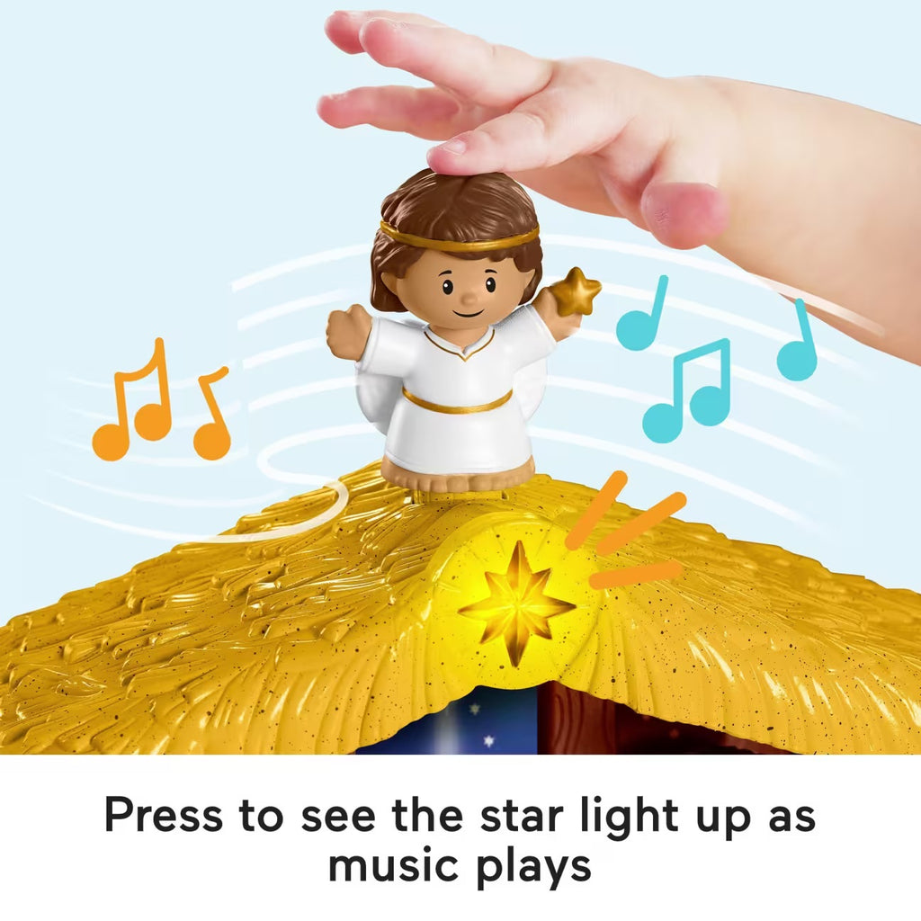 2002 Fisher-Price Little People Deluxe Christmas Story. Plays "Away In The Manger" Complete. VG Cond 2002 Fisher-Price Little People Deluxe Christmas Story. Plays "Away In The Manger" Complete. VG Cond